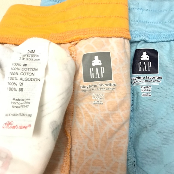 ($4 shorts) Bundle: 5 (Gap, Old Navy, Carter's) pull-on shorts size 2T - Picture 16 of 16